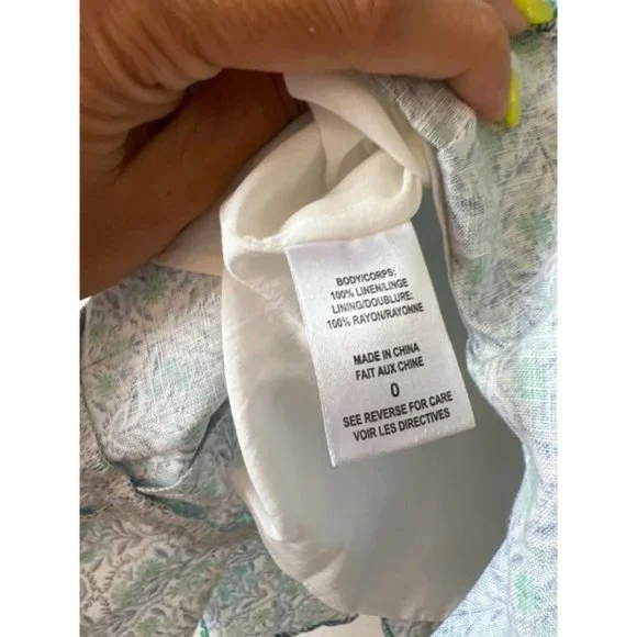 Cami NYC Bia Floral Mini Skirt Women's Turquoise Wallpaper Size: 0 NWT - Picture 7 of 10